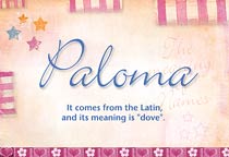 Meaning of the name Paloma