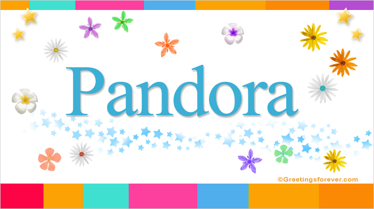 Nombre Pandora, Imagen Significado de Pandora