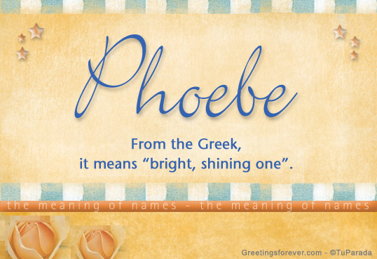 Ecard - Phoebe