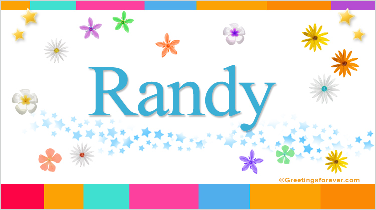 Nombre Randy, Imagen Significado de Randy