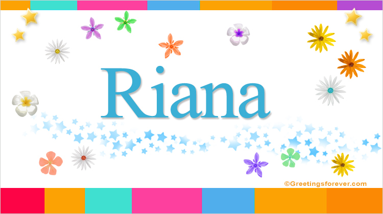 Nombre Riana, Imagen Significado de Riana