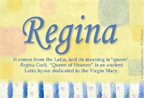 Meaning of the name Regina
