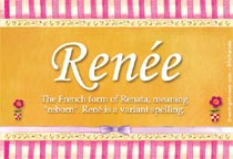 Meaning of the name Renée