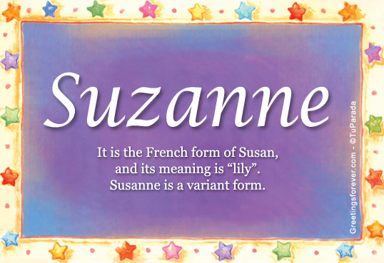 Ecard - Suzanne