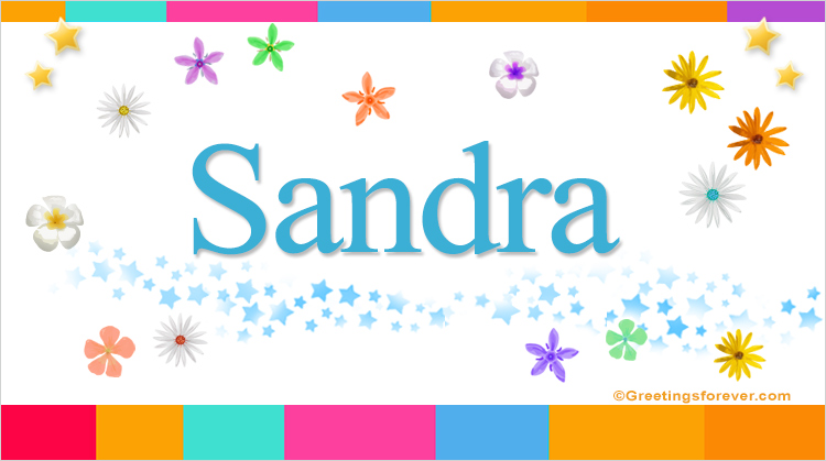 Nombre Sandra, Imagen Significado de Sandra