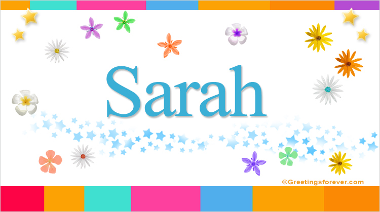Nombre Sarah, Imagen Significado de Sarah