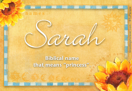 Sarah Name Meaning - Sarah name Origin, Name Sarah 