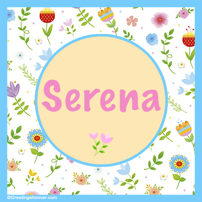 serena significado