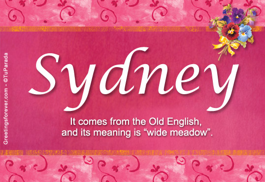 Sydney Name Meaning Sydney Name Origin Name Sydney Meaning Of The 