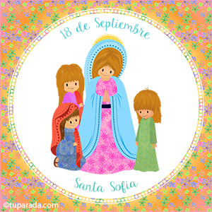 Día de Santa Sofía, 18 de septiembre