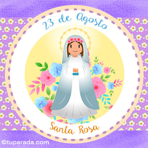 Día de Santa Rosa, 23 de agosto
