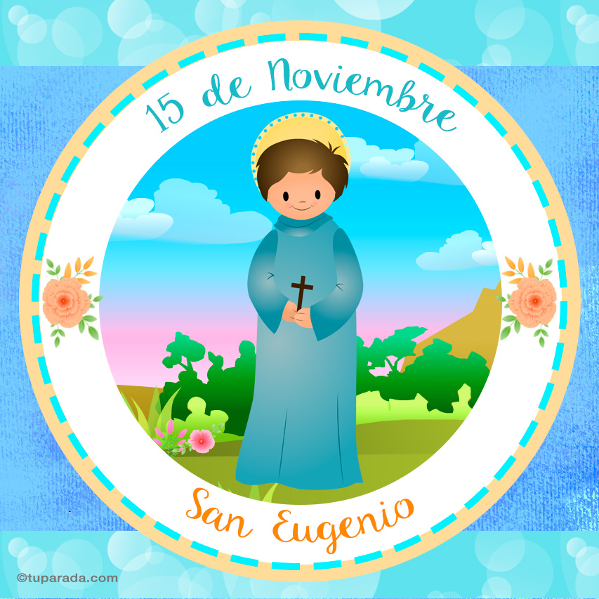 Tarjeta - Día de San Eugenio, 15 de noviembre