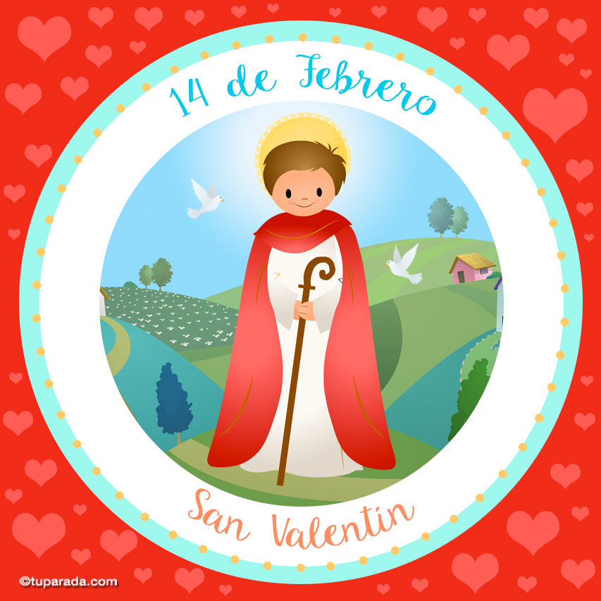 Día de San Valentín, 14 de febrero