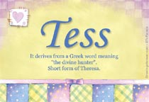 Meaning of the name Tess