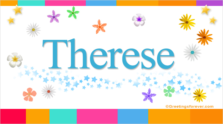 Nombre Therese, Imagen Significado de Therese
