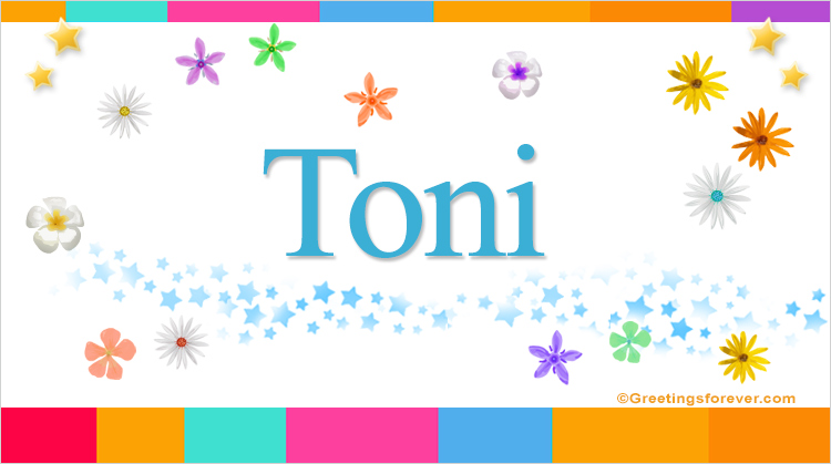 Nombre Toni, Imagen Significado de Toni