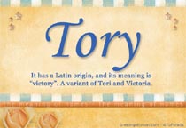 Meaning of the name Tory