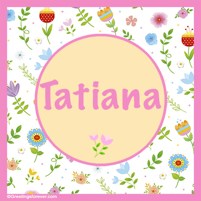 Image Name Tatiana
