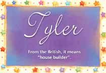 Meaning of the name Tyler