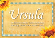 Meaning of the name Ursula