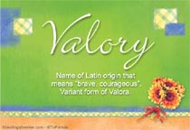 Meaning of the name Valory