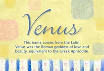 Meaning of the name Venus