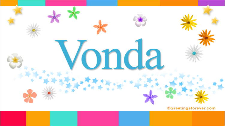 Nombre Vonda, Imagen Significado de Vonda
