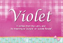 Meaning of the name Violet