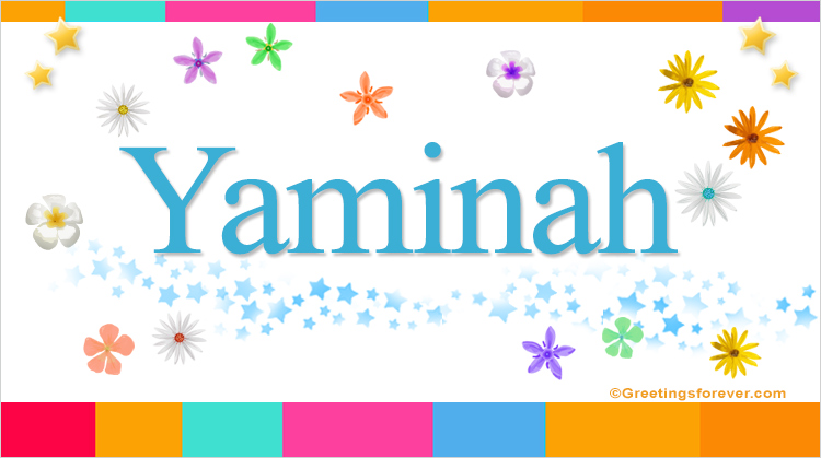 Nombre Yaminah, Imagen Significado de Yaminah