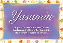 Meaning of the name Yasamin