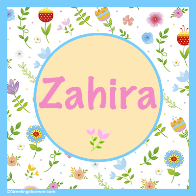 Image Name Zahira