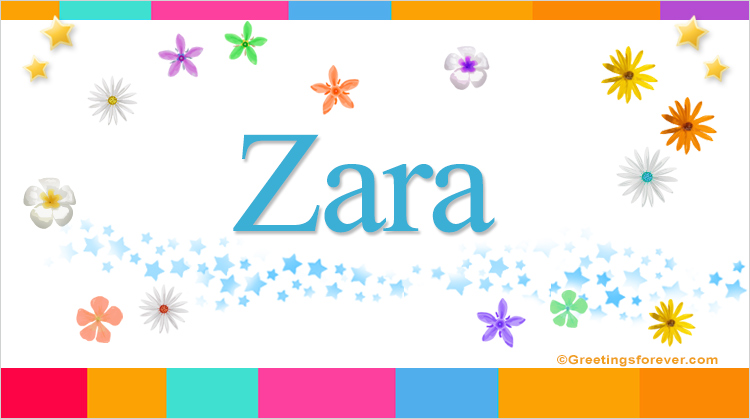 Nombre Zara, Imagen Significado de Zara