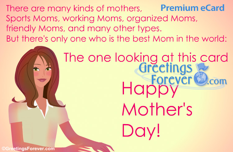 Ecard - The best Mom in the world.