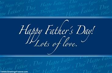 Happy Father´s day in blue