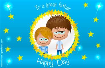 Father´s day animated ecard
