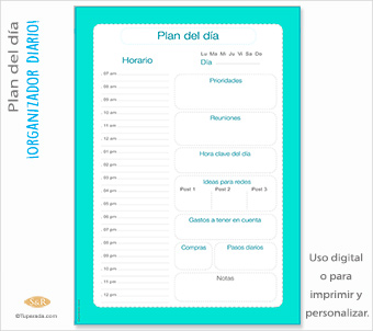 Planner del día
