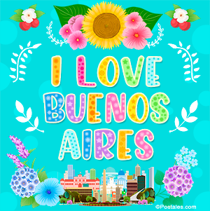 Tarjeta - I love Buenos Aires