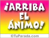 Tarjeta para levantar el ánimo