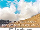 Tarjeta de ánimo