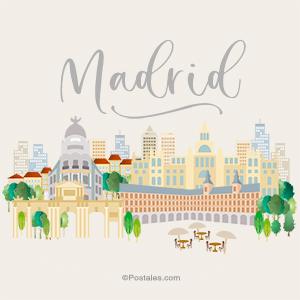 Imágenes, postales: Madrid
