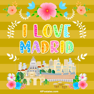 Tarjeta - I love Madrid