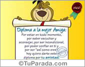 Para la mejor amiga