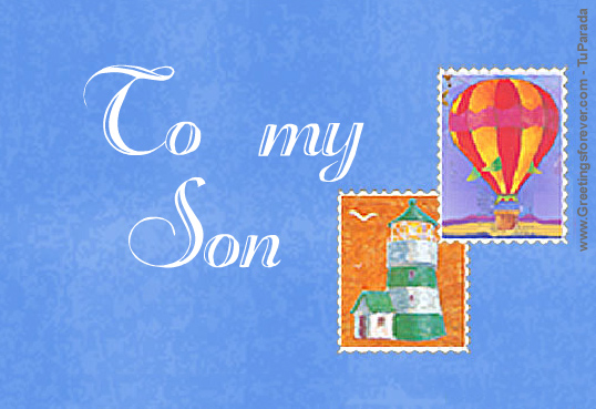 To my son
