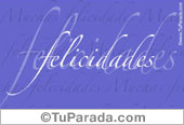 Felicidades en este día tan especial.