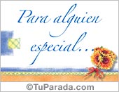 Para alguien especial...