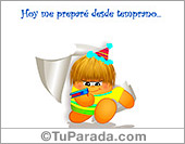 Me preparé desde temprano...