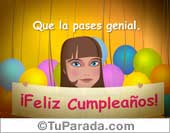 Que la pases genial.