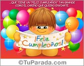 Un feliz cumpleaños bien grande.