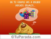 En tu cumpleaños vas a recibir...