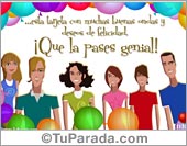 Que pases un cumpleaños genial